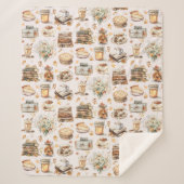 秋秋お気に入りののエッセンシャルテイスト シェルパブランケット (正面)