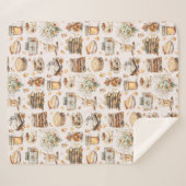 秋秋お気に入りののエッセンシャルテイスト シェルパブランケット (正面(横))