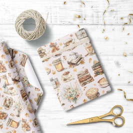 秋秋お気に入りののエッセンシャルテイスト ラッピングペーパー