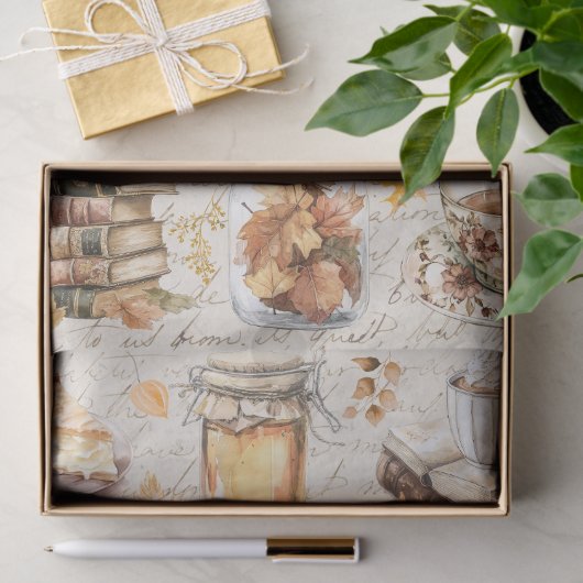 秋秋お気に入りのの本質的な美的デクページ 薄葉紙 (ギフト)