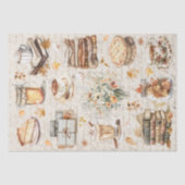 秋秋お気に入りのの本質的な美的デクページ 薄葉紙 (正面)