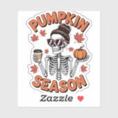 秋秋かぼちゃの季節 シール (シート)