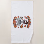 秋秋かぼちゃの季節 ビーチタオル (正面)