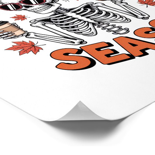 秋秋かぼちゃの季節 ポスター (角)