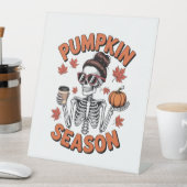 秋秋かぼちゃの季節 台座サイン (インサイチュ)