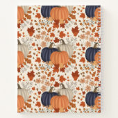 秋秋かぼちゃ山花感謝祭レシピ ノートブック (裏面)