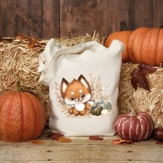 秋秋かわいいフォックストートバッグ トートバッグ