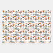 秋秋のどんぐる巻き紙シート ラッピングペーパーシート (正面)