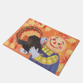 秋秋のカカクレクローとトルコ ドアマット (アングル)