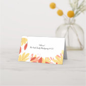 秋秋のカカクレクローとトルコ プレイスカード (裏面)