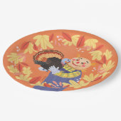 秋秋のカカクレクローとトルコ ペーパープレート (アングル)