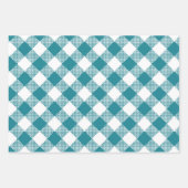 秋秋のカボチャ水色の花トラック ラッピングペーパーシート (正面2)