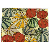 秋秋のカラフルかぼちゃ ラージペーパーバッグ (裏面)