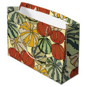 秋秋のカラフルかぼちゃ ラージペーパーバッグ (裏面アングル)