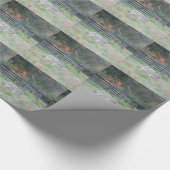 秋秋のフィールドのロバ。 ラッピングペーパー (角)