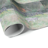 秋秋のフィールドのロバ。 ラッピングペーパー (ロールコーナー)