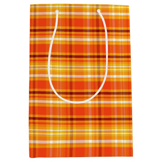 秋秋のプレイド ミディアムペーパーバッグ (正面)