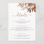 秋秋のボホ葉結婚葉詳細 エンクロージャーカード (正面)