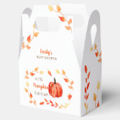 秋秋のリトルカボチャベビージャーシャワー葉 フェイバーボックス (オープン)