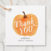 秋秋のリトルカボチャ両面ありがとう フェイバータグ (正面)