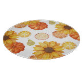 秋秋の収穫感謝祭かぼちゃスパイス カッティングボード (角)