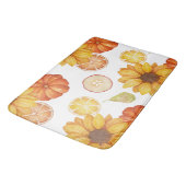 秋秋の収穫感謝祭かぼちゃスパイス バスマット (アングル)