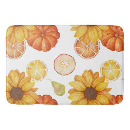 秋秋の収穫感謝祭かぼちゃスパイス バスマット