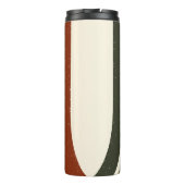 秋秋の収穫感謝祭の季節の葉の秋 タンブラー (裏面)