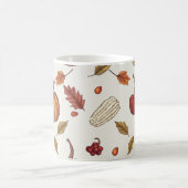 秋秋の収穫感謝祭コーヒーマグ コーヒーマグカップ (中央)