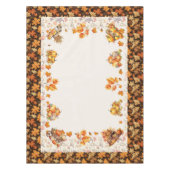 秋秋の感謝祭の長方形テーブルクロス テーブルクロス (正面)