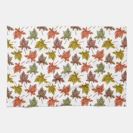 秋秋の感謝祭素朴 キッチンタオル