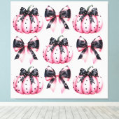 秋秋の感謝祭離れ収穫減少 キャンバスプリント (インサイチュ (ウッドフロア))