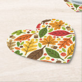 秋秋の感謝祭離れ収穫減少 ペーパーコースター (アングル)