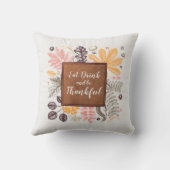 秋秋の感謝祭 クッション (裏面)