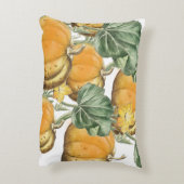 秋秋の水の色ヴィンテージカボチャ アクセントクッション (裏面(縦))