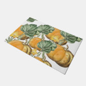 秋秋の水の色ヴィンテージカボチャ ドアマット (アングル)