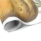 秋秋の水の色ヴィンテージカボチャ ラッピングペーパー (ロールコーナー)