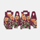 秋秋の水カラーオレンジフローラブルゴーニュ フェイバーボックス (折り畳みなし)