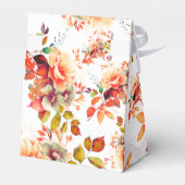 秋秋の水彩フローラ80th誕生日パーティー フェイバーボックス (裏面サイド)