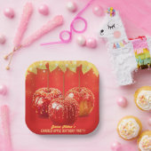 秋秋の砂糖漬けアップルパーティー ペーパープレート (パーティー)