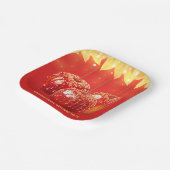 秋秋の砂糖漬けアップルパーティー ペーパープレート (傾斜あり)