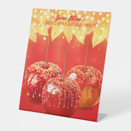 秋秋の砂糖漬けアップルパーティー 台座サイン