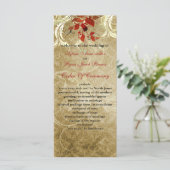 秋秋の茶色葉の結婚式 プログラム (スタンド正面)