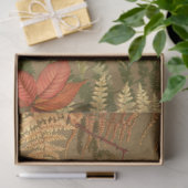 秋秋の葉のリーススクリプトEphemera Decompage 薄葉紙 (ギフト)