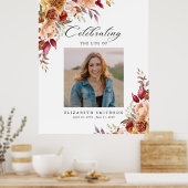 秋秋の葬儀プログラム写真順序 ポスター (キッチン)