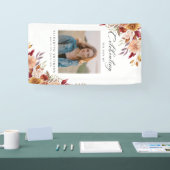 秋秋の葬儀プログラム写真順序 横断幕 (トレードショー)