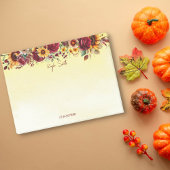 秋秋をテーマにした燃えるバラヒマワリ ポストイット