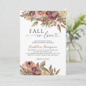 秋秋インラブハートスクリプトブライダルシャワー 招待状 (スタンド正面)