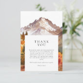 秋秋エレガントな結婚式 サンキューカード (スタンド正面)