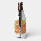 秋秋オレン離れジ樺の木の結婚木 ボトルクーラー (ボトル裏面)